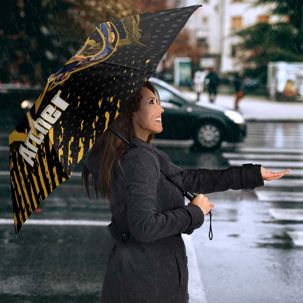 Ishtar Archer Fate Grand Order Umbrella Anime Pop Art Grunge Style