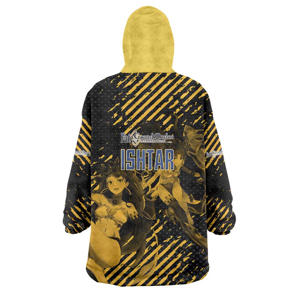 Ishtar Archer Fate Grand Order Wearable Blanket Hoodie Anime Pop Art Grunge Style