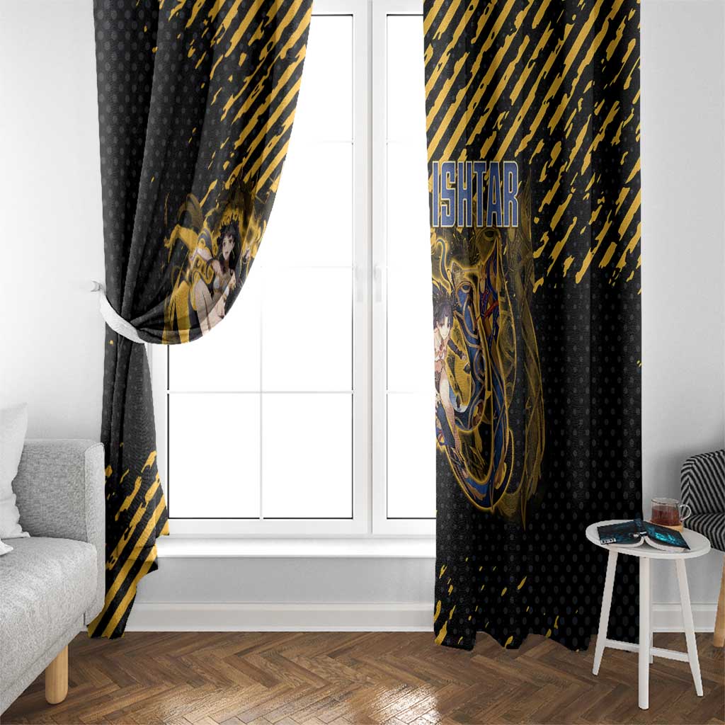 Ishtar Archer Fate Grand Order Window Curtain Anime Pop Art Grunge Style