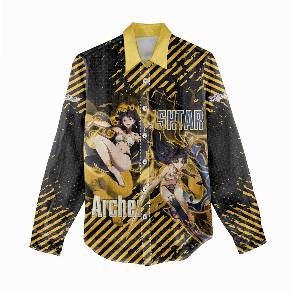 Ishtar Archer Fate Grand Order Women Casual Shirt Anime Pop Art Grunge Style
