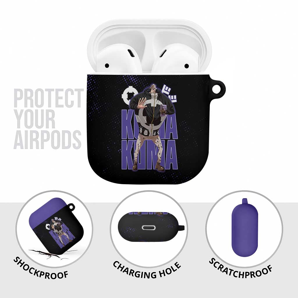 Kuma One Piece AirPods Case Retro Comic Dot Aesthetic