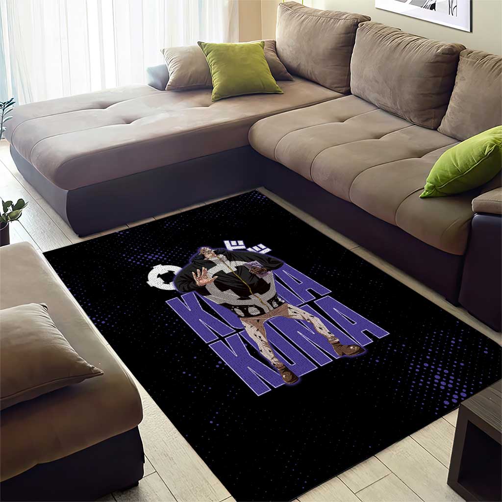 Kuma One Piece Area Rug Retro Comic Dot Aesthetic