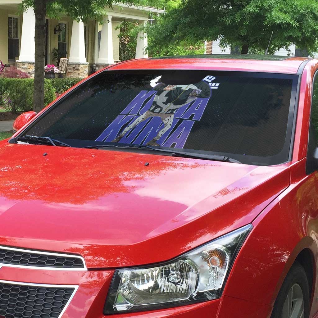Kuma One Piece Auto Sun Shade Retro Comic Dot Aesthetic