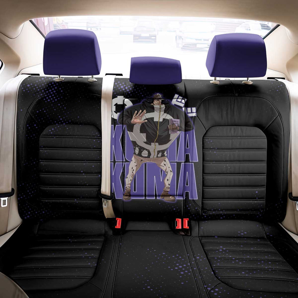 Kuma One Piece Back Car Seat Cover Retro Comic Dot Aesthetic