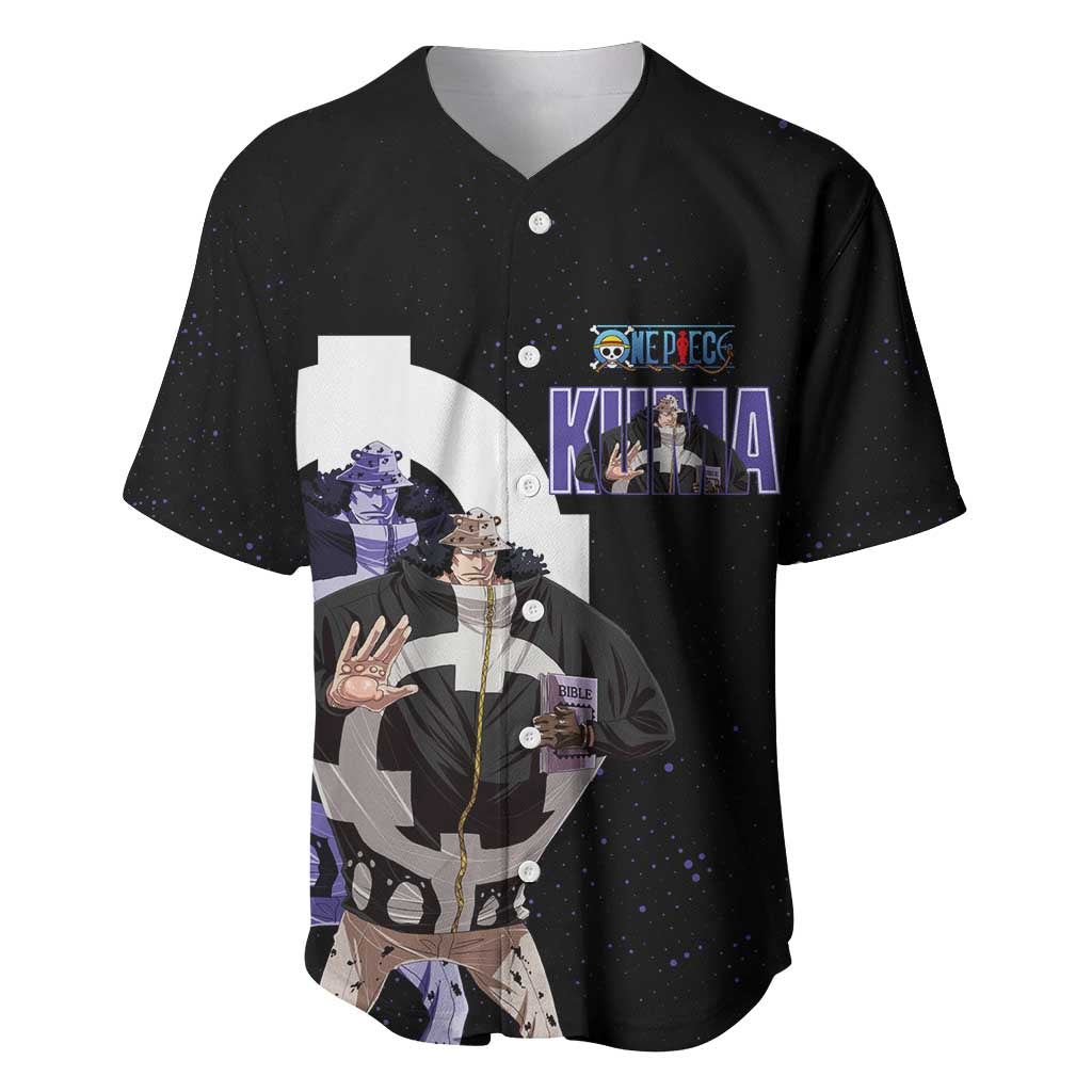 Kuma One Piece Baseball Jersey Retro Comic Dot Aesthetic
