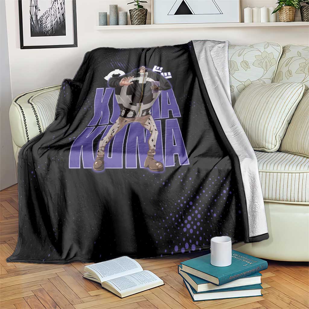 Kuma One Piece Blanket Retro Comic Dot Aesthetic