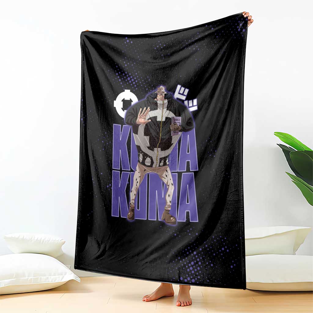 Kuma One Piece Blanket Retro Comic Dot Aesthetic