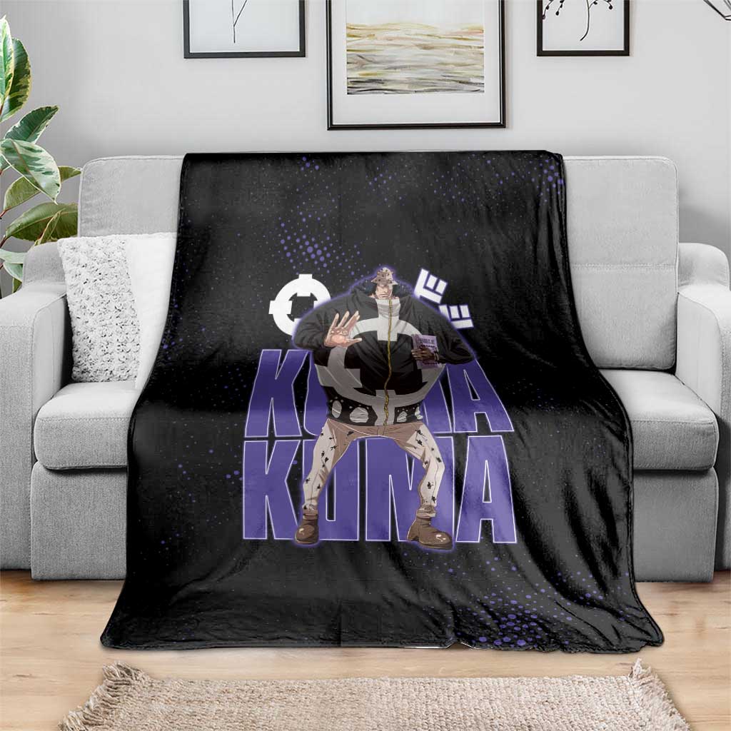 Kuma One Piece Blanket Retro Comic Dot Aesthetic