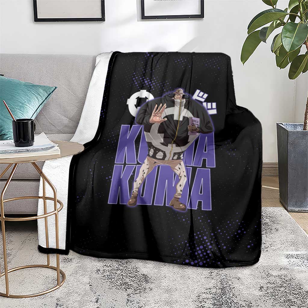 Kuma One Piece Blanket Retro Comic Dot Aesthetic