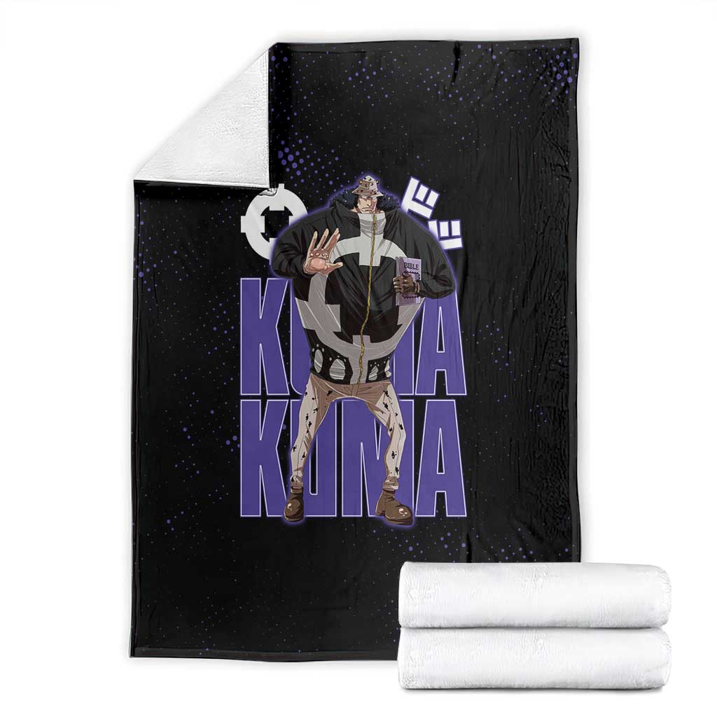 Kuma One Piece Blanket Retro Comic Dot Aesthetic