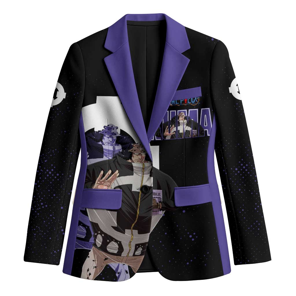 Kuma One Piece Blazer Retro Comic Dot Aesthetic