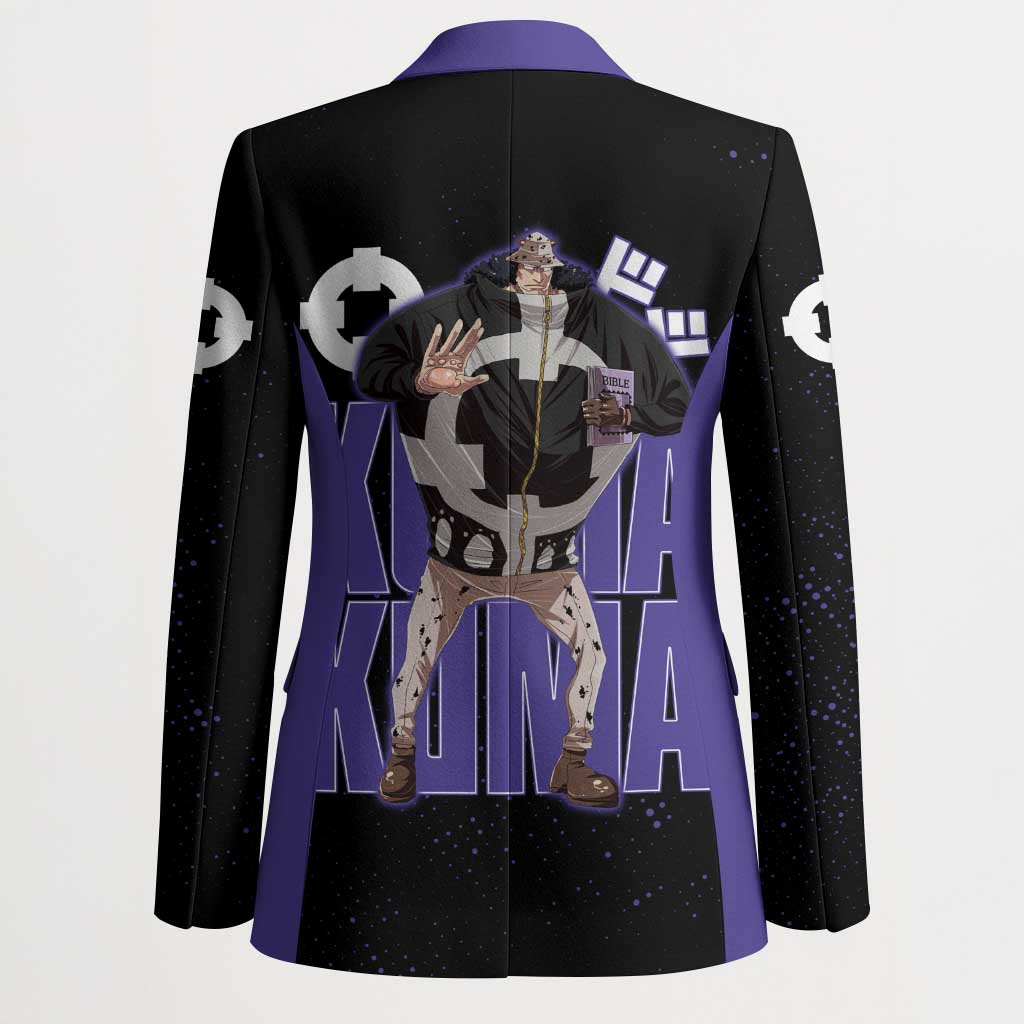 Kuma One Piece Blazer Retro Comic Dot Aesthetic