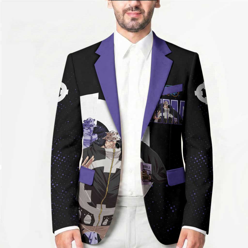 Kuma One Piece Blazer Retro Comic Dot Aesthetic
