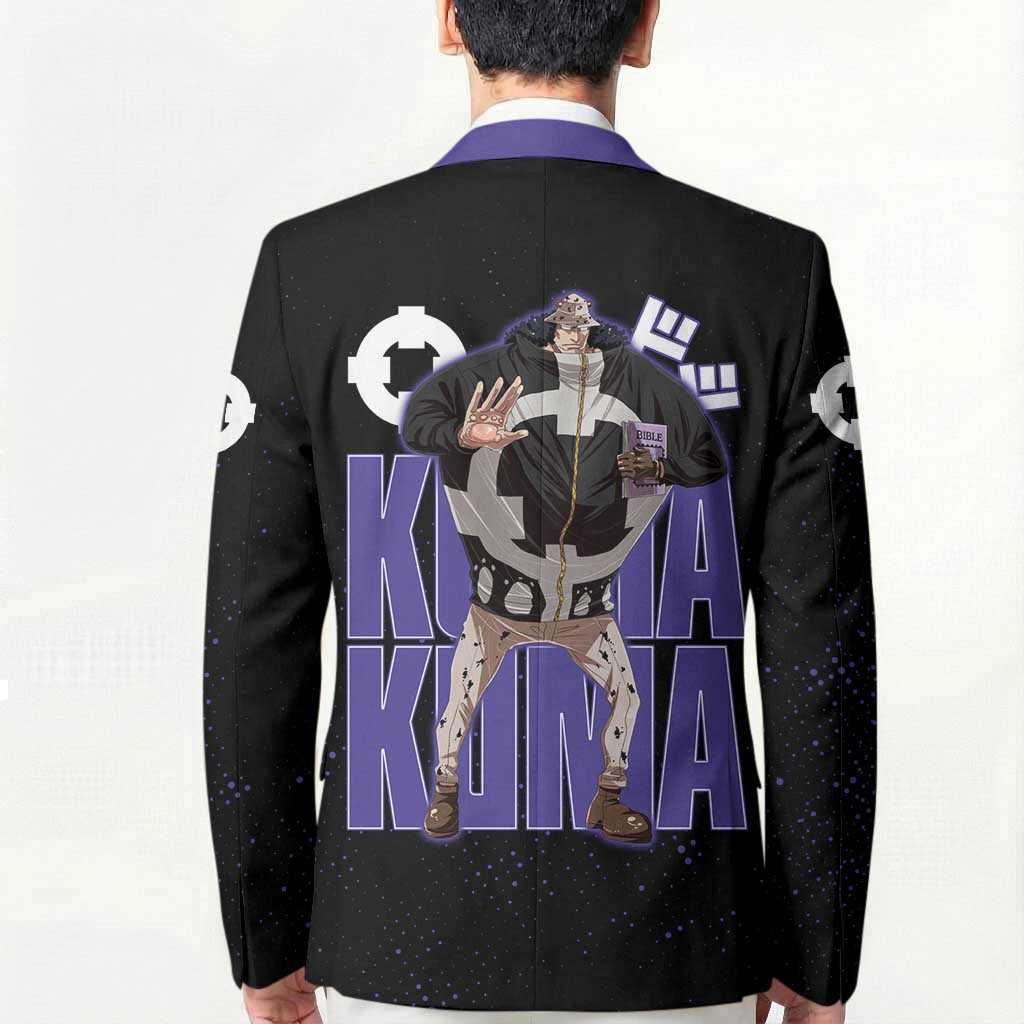 Kuma One Piece Blazer Retro Comic Dot Aesthetic