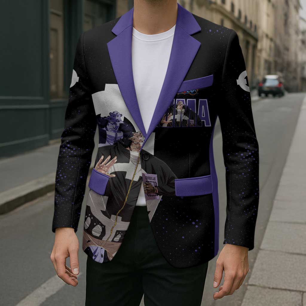 Kuma One Piece Blazer Retro Comic Dot Aesthetic