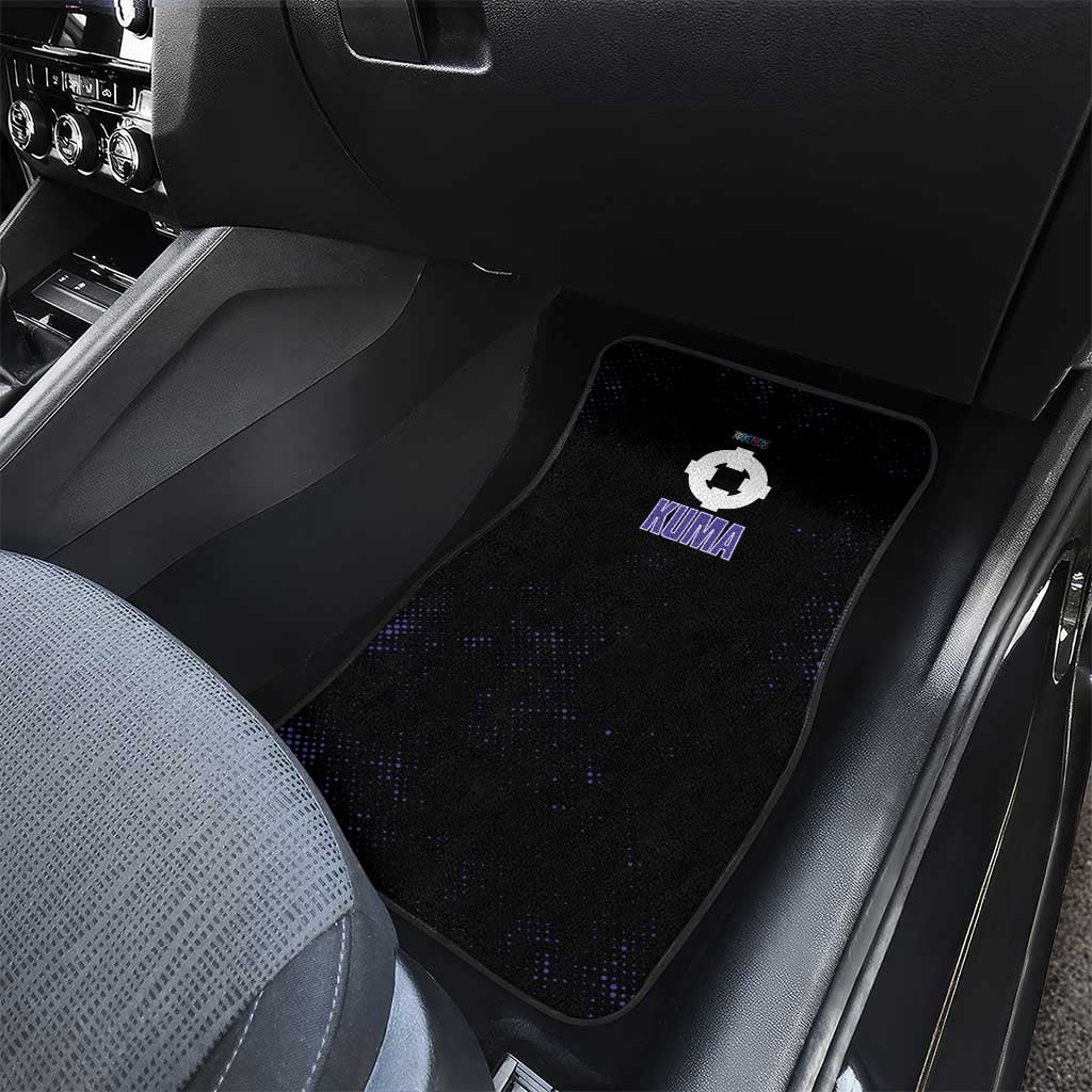 Kuma One Piece Car Mats Retro Comic Dot Aesthetic