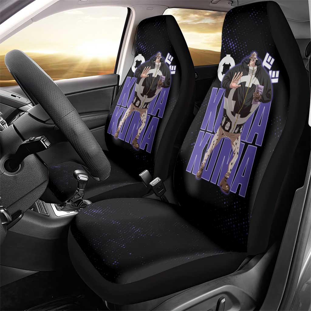 Kuma One Piece Car Seat Cover Retro Comic Dot Aesthetic