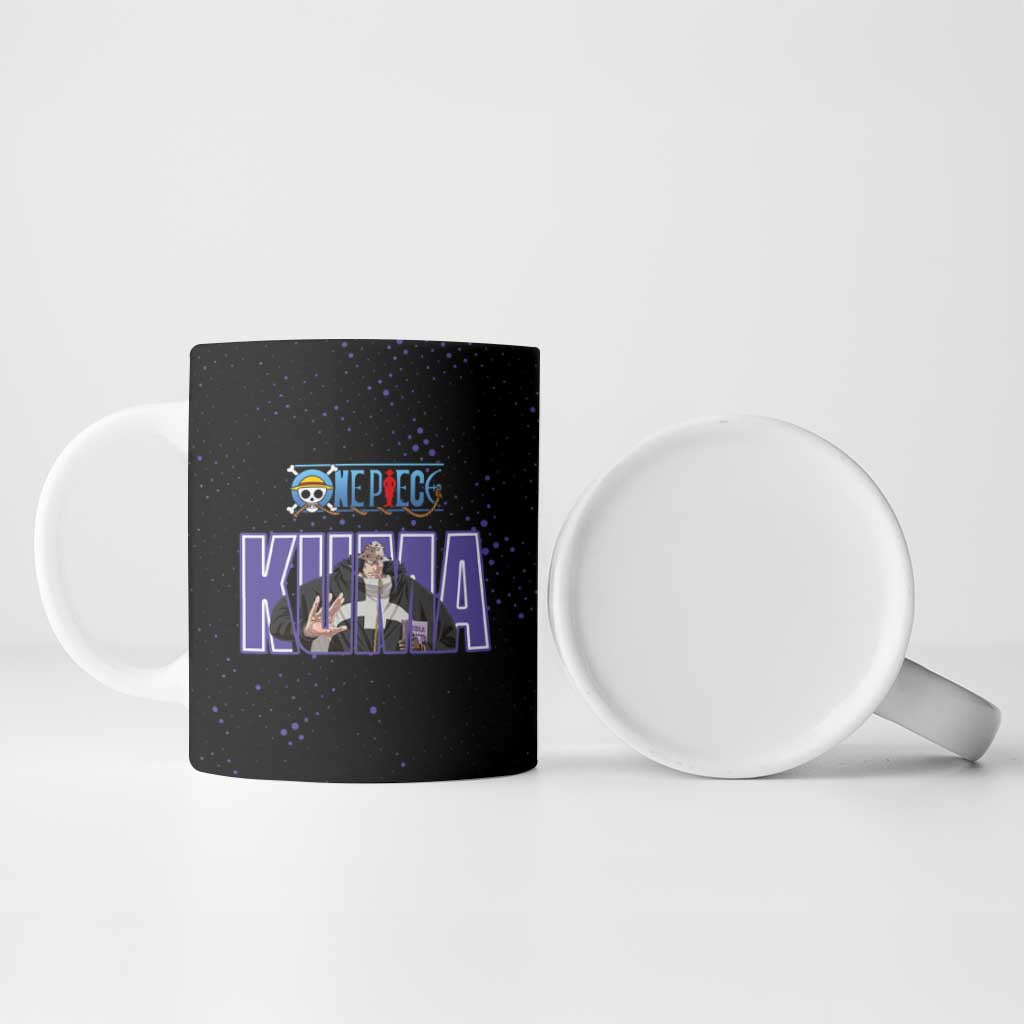 Kuma One Piece Ceramic Mug Retro Comic Dot Aesthetic