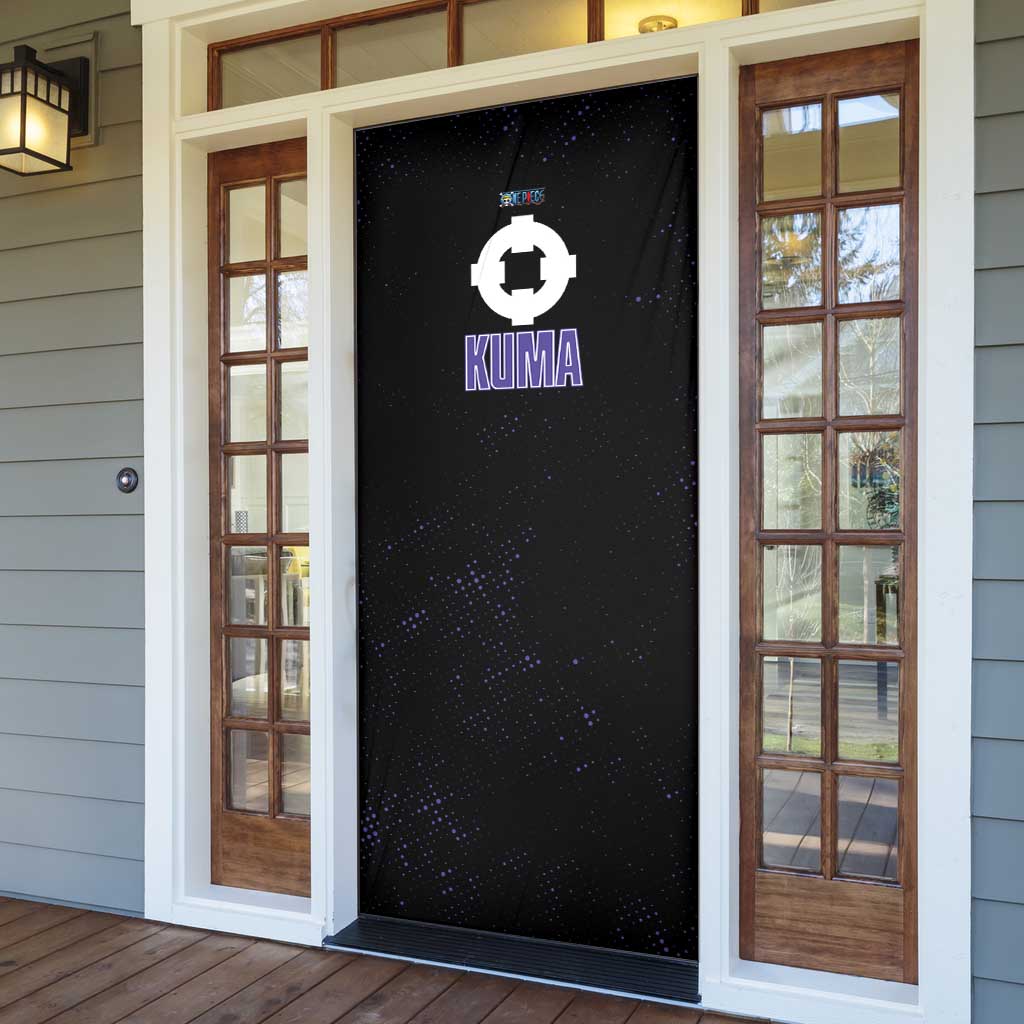 Kuma One Piece Door Cover Retro Comic Dot Aesthetic