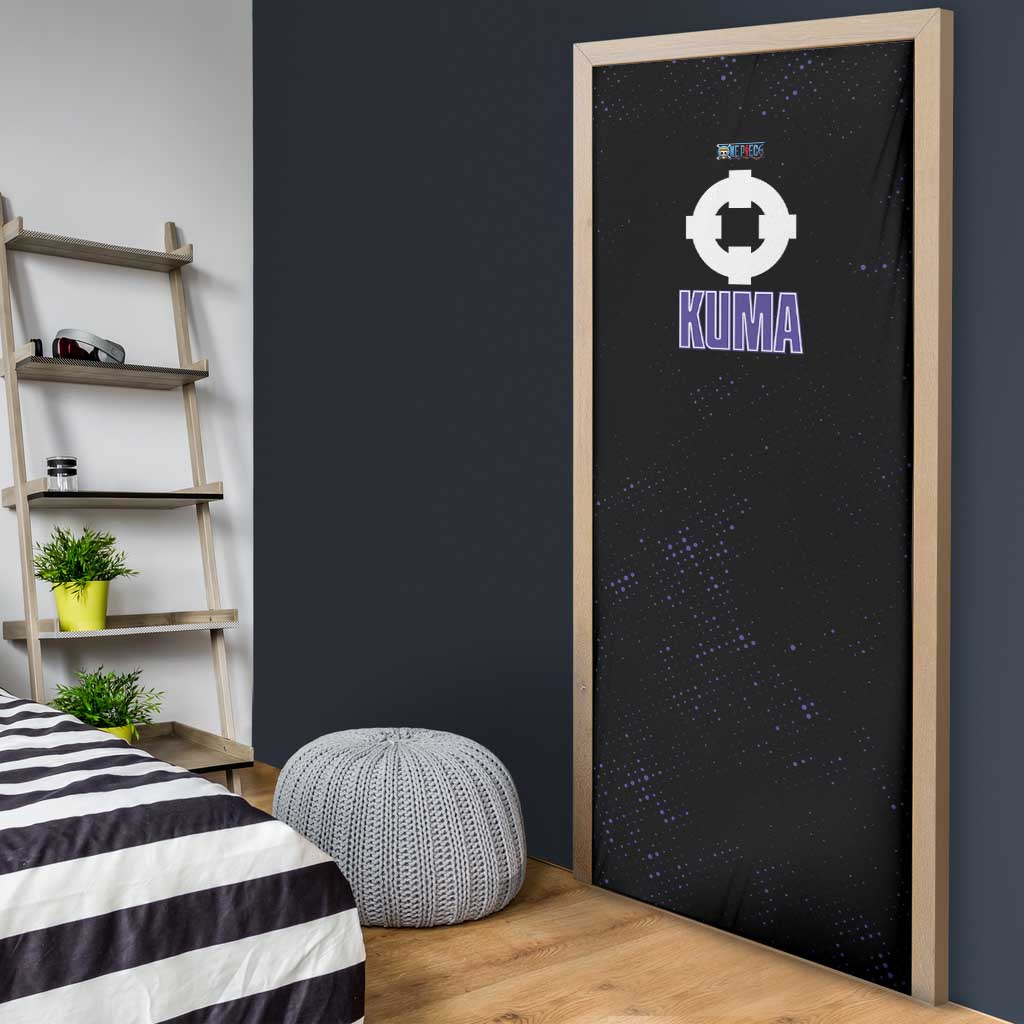 Kuma One Piece Door Cover Retro Comic Dot Aesthetic