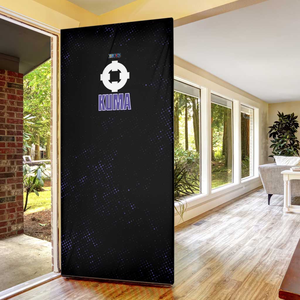Kuma One Piece Door Cover Retro Comic Dot Aesthetic