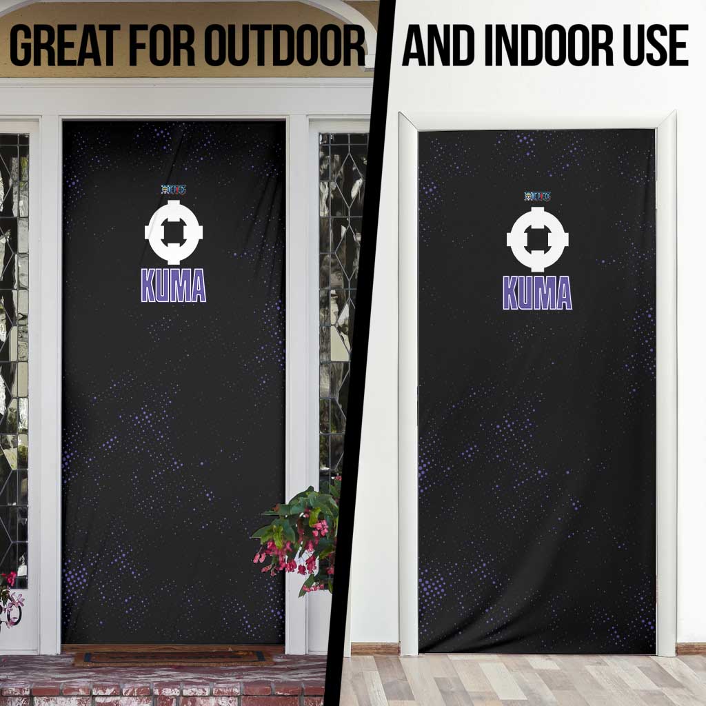 Kuma One Piece Door Cover Retro Comic Dot Aesthetic