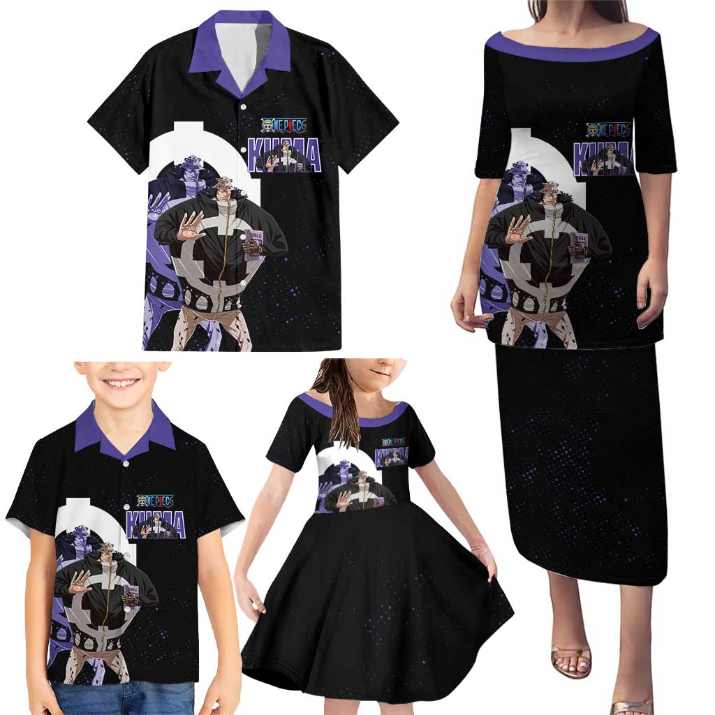Kuma One Piece Family Matching Puletasi and Hawaiian Shirt Retro Comic Dot Aesthetic