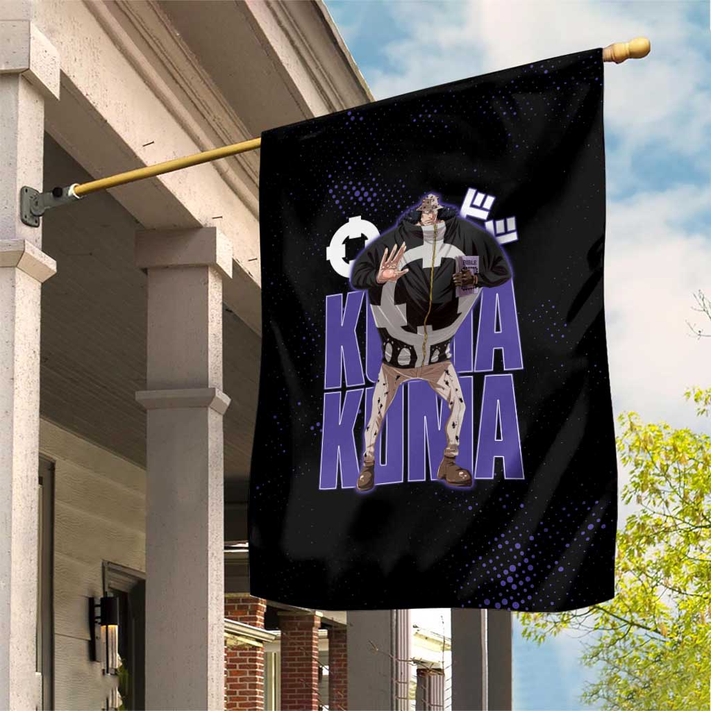 Kuma One Piece Garden Flag Retro Comic Dot Aesthetic