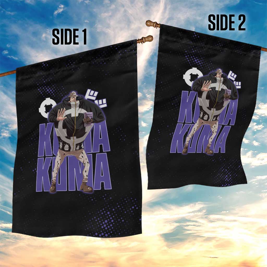 Kuma One Piece Garden Flag Retro Comic Dot Aesthetic
