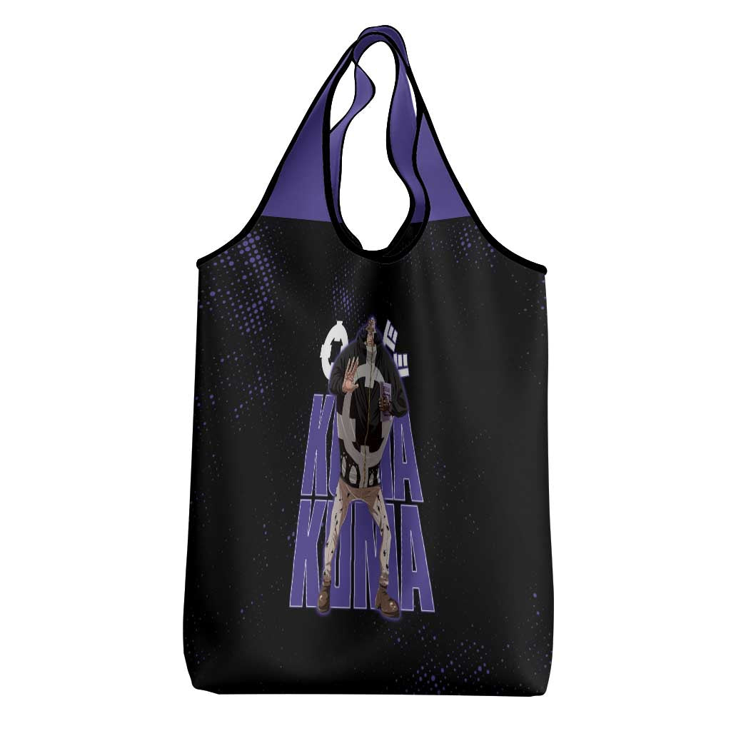 Kuma One Piece Grocery Bag Retro Comic Dot Aesthetic