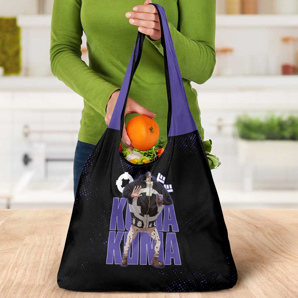 Kuma One Piece Grocery Bag Retro Comic Dot Aesthetic