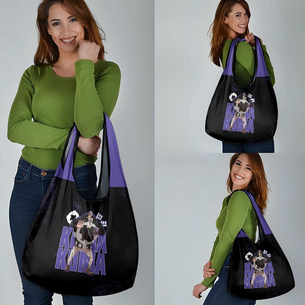 Kuma One Piece Grocery Bag Retro Comic Dot Aesthetic