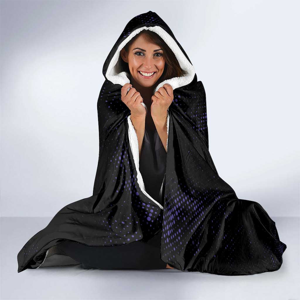Kuma One Piece Hooded Blanket Retro Comic Dot Aesthetic