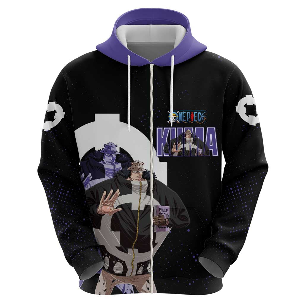 Kuma One Piece Hoodie Retro Comic Dot Aesthetic