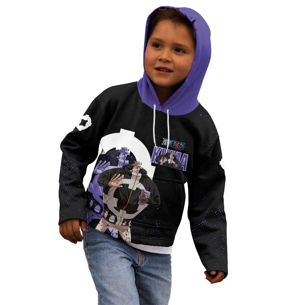 Kuma One Piece Kid Hoodie Retro Comic Dot Aesthetic