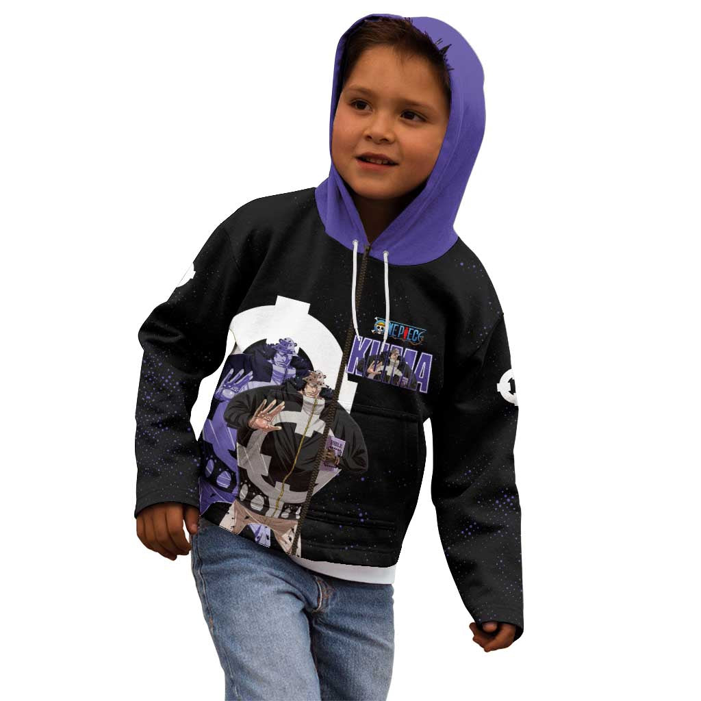 Kuma One Piece Kid Hoodie Retro Comic Dot Aesthetic