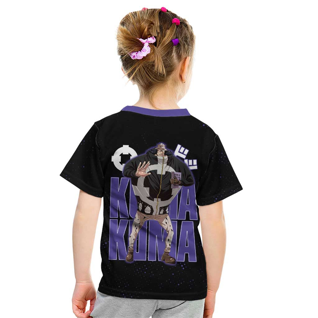 Kuma One Piece Kid T Shirt Retro Comic Dot Aesthetic