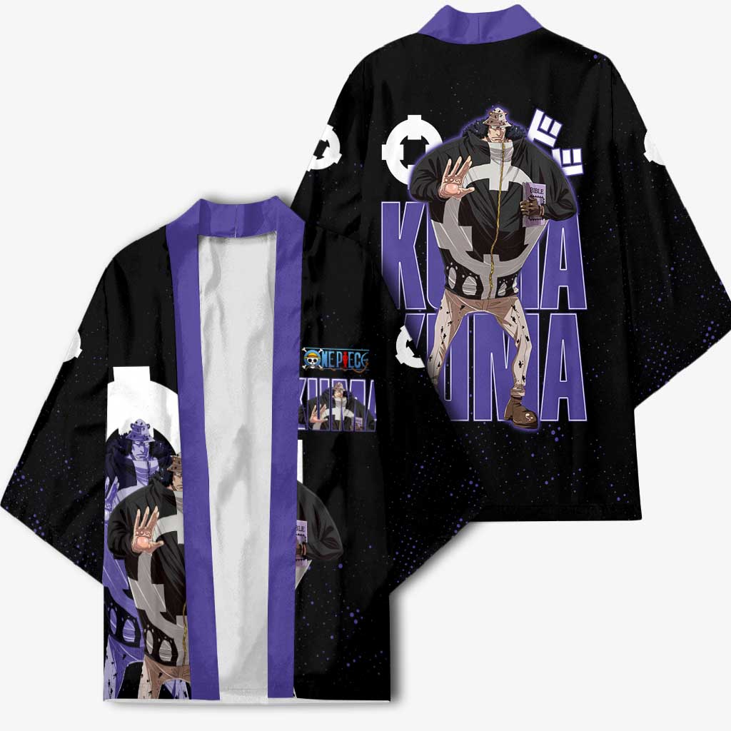 Kuma One Piece Kimono Retro Comic Dot Aesthetic