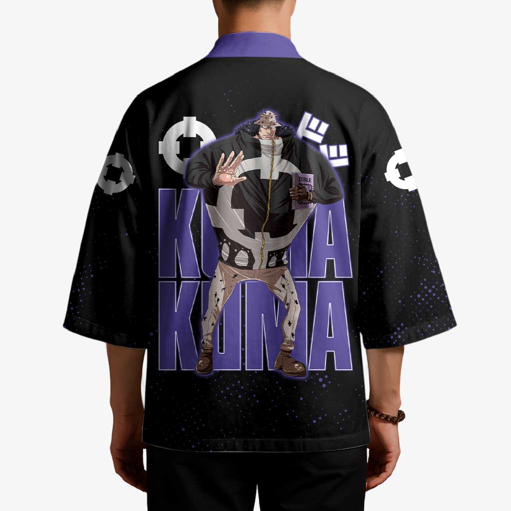 Kuma One Piece Kimono Retro Comic Dot Aesthetic