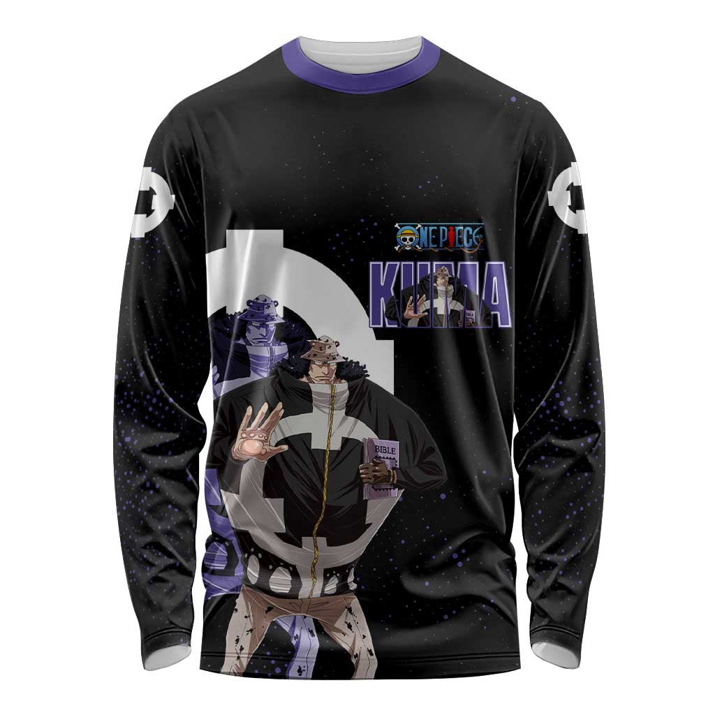 Kuma One Piece Long Sleeve Shirt Retro Comic Dot Aesthetic