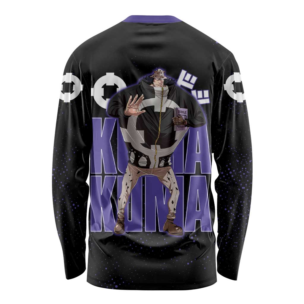 Kuma One Piece Long Sleeve Shirt Retro Comic Dot Aesthetic