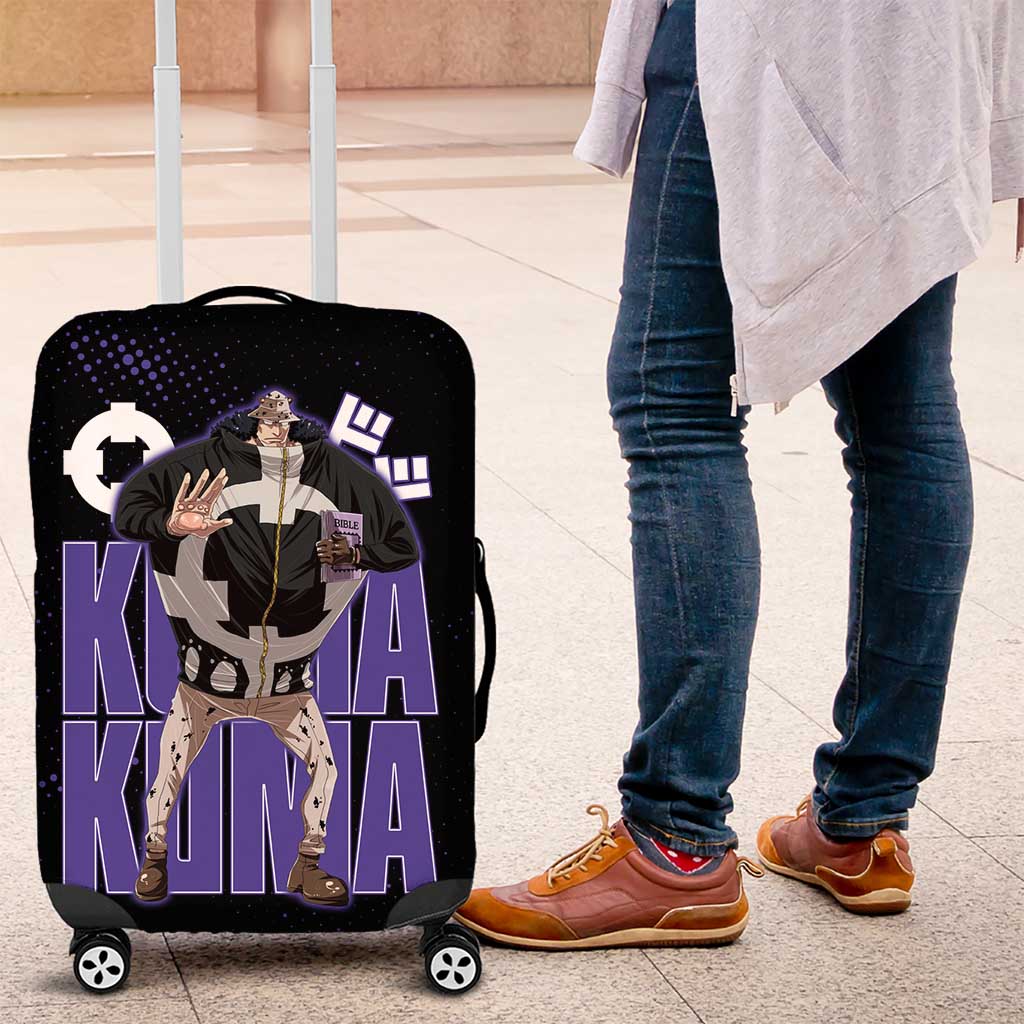 Kuma One Piece Luggage Cover Retro Comic Dot Aesthetic