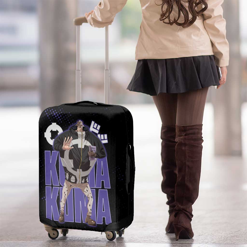 Kuma One Piece Luggage Cover Retro Comic Dot Aesthetic