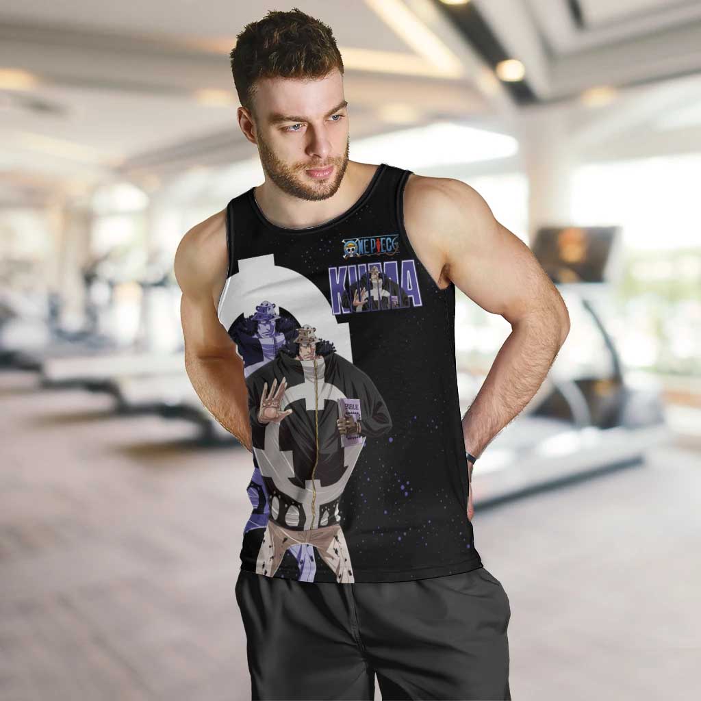 Kuma One Piece Men Tank Top Retro Comic Dot Aesthetic