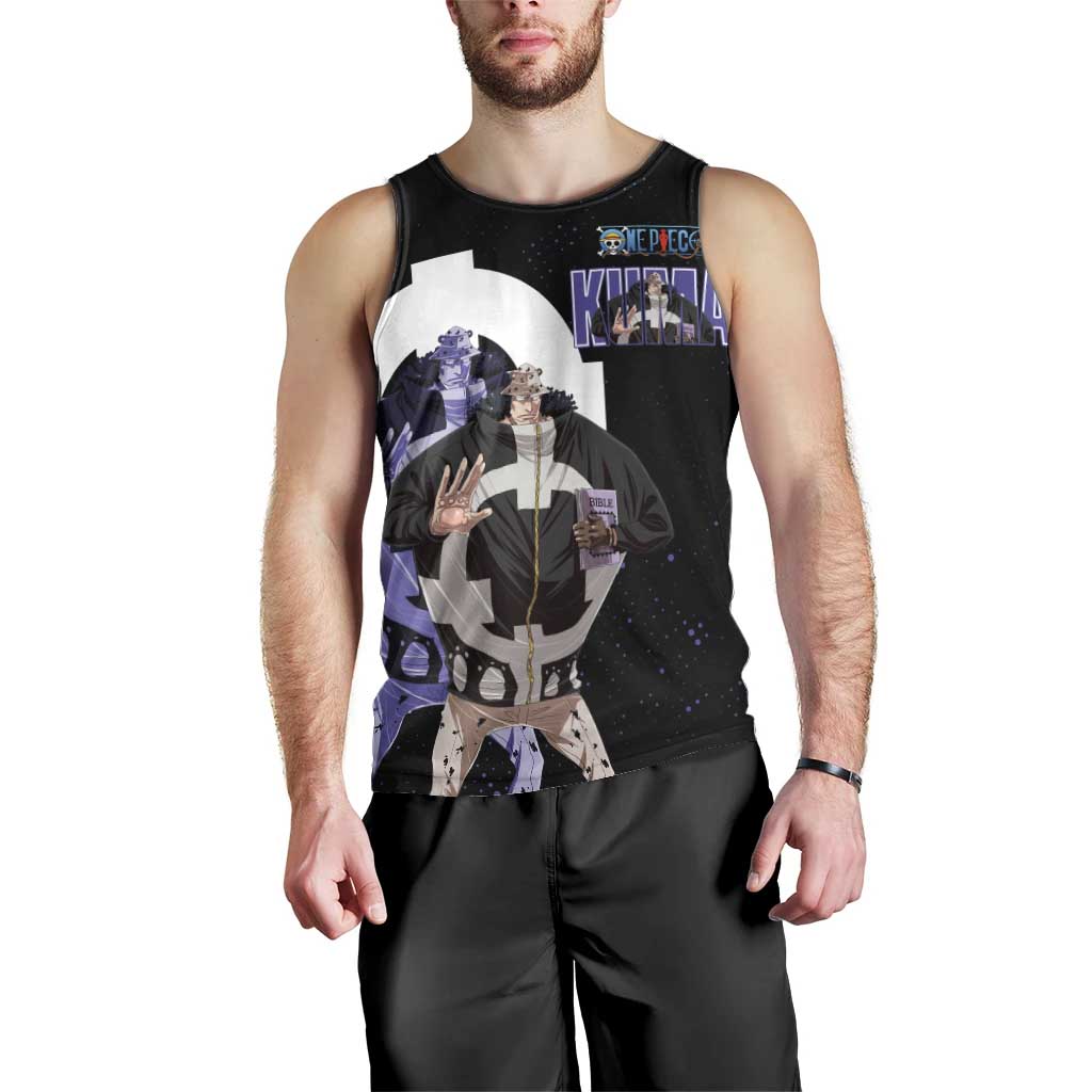 Kuma One Piece Men Tank Top Retro Comic Dot Aesthetic