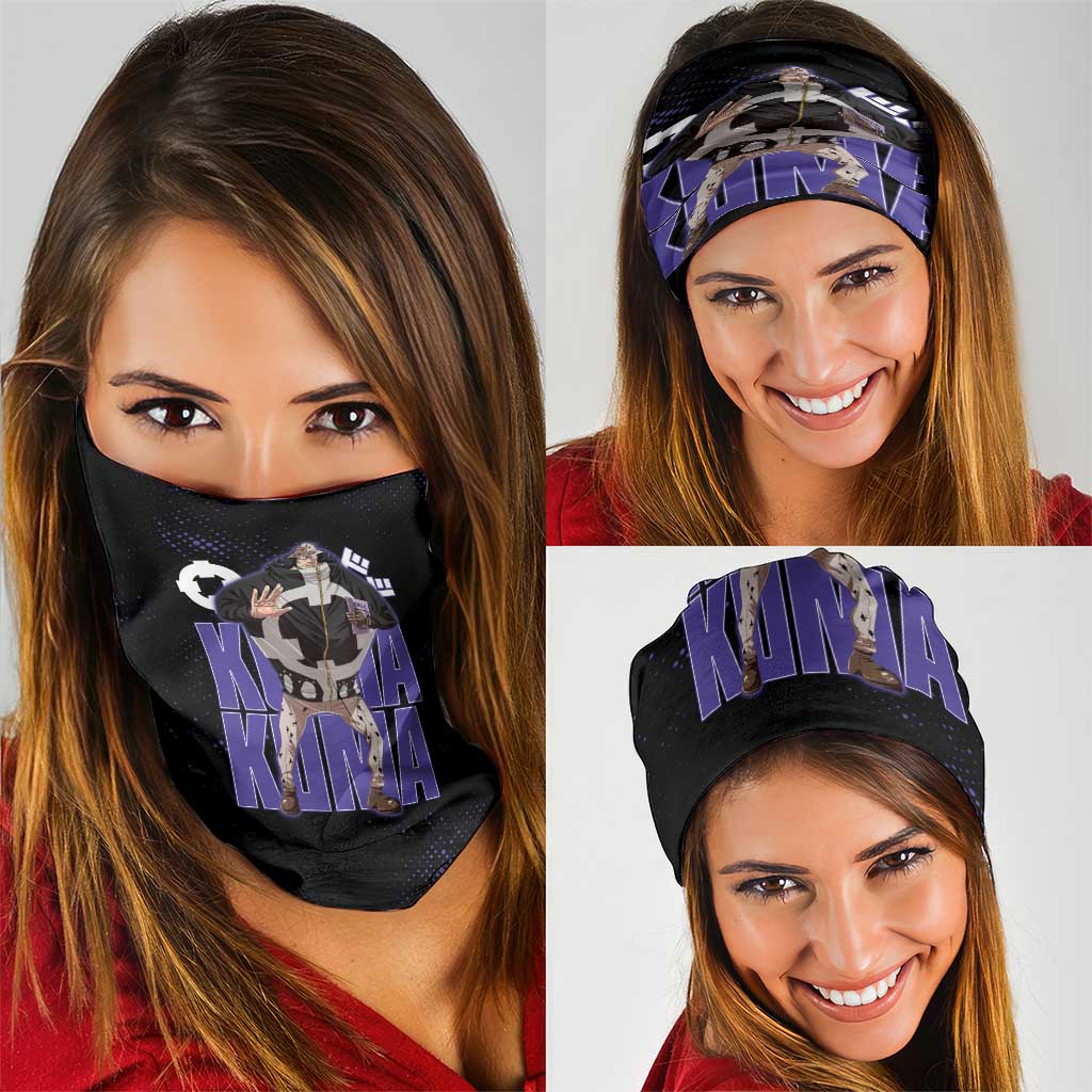 Kuma One Piece Neck Gaiter Retro Comic Dot Aesthetic