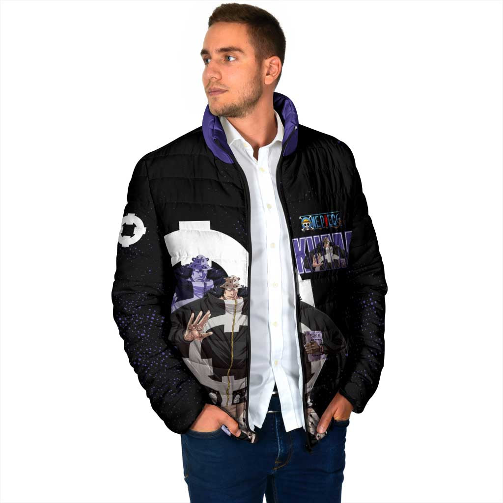 Kuma One Piece Padded Jacket Retro Comic Dot Aesthetic