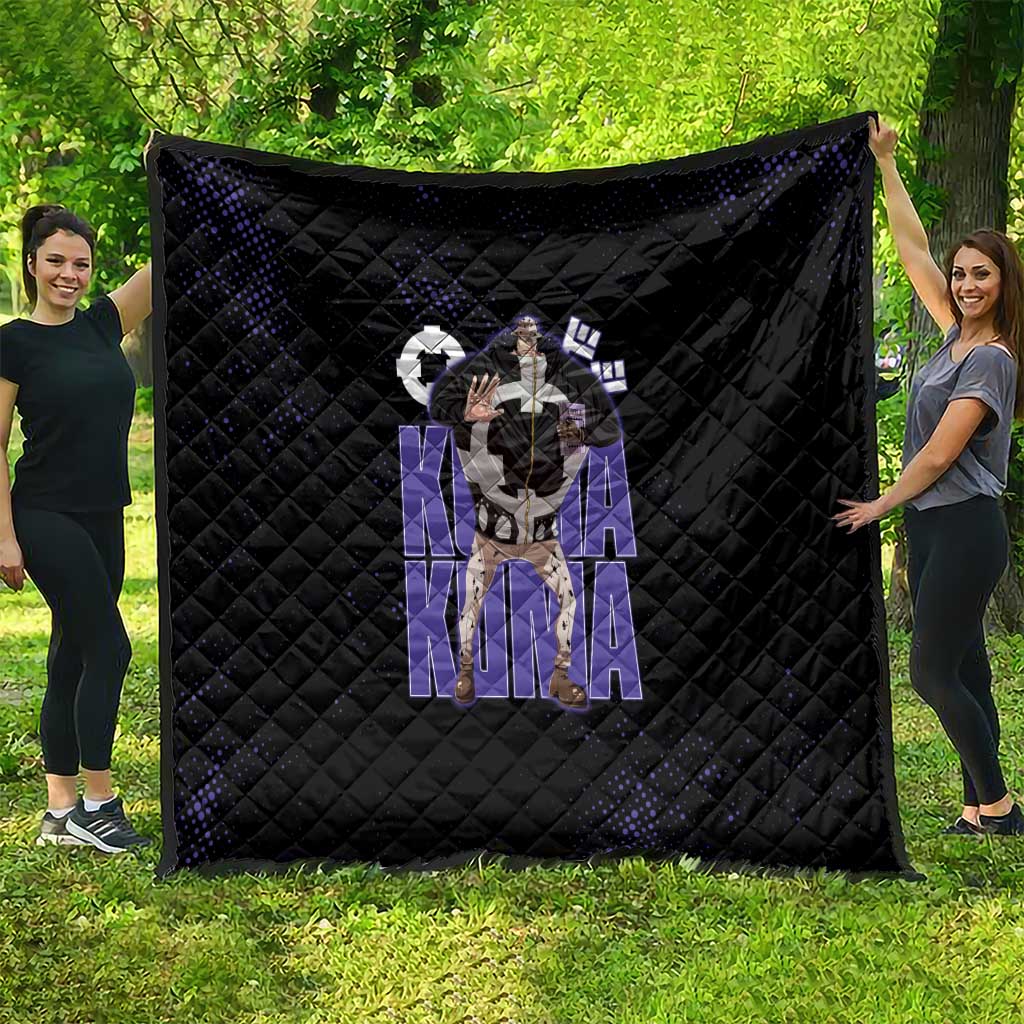 Kuma One Piece Quilt Retro Comic Dot Aesthetic