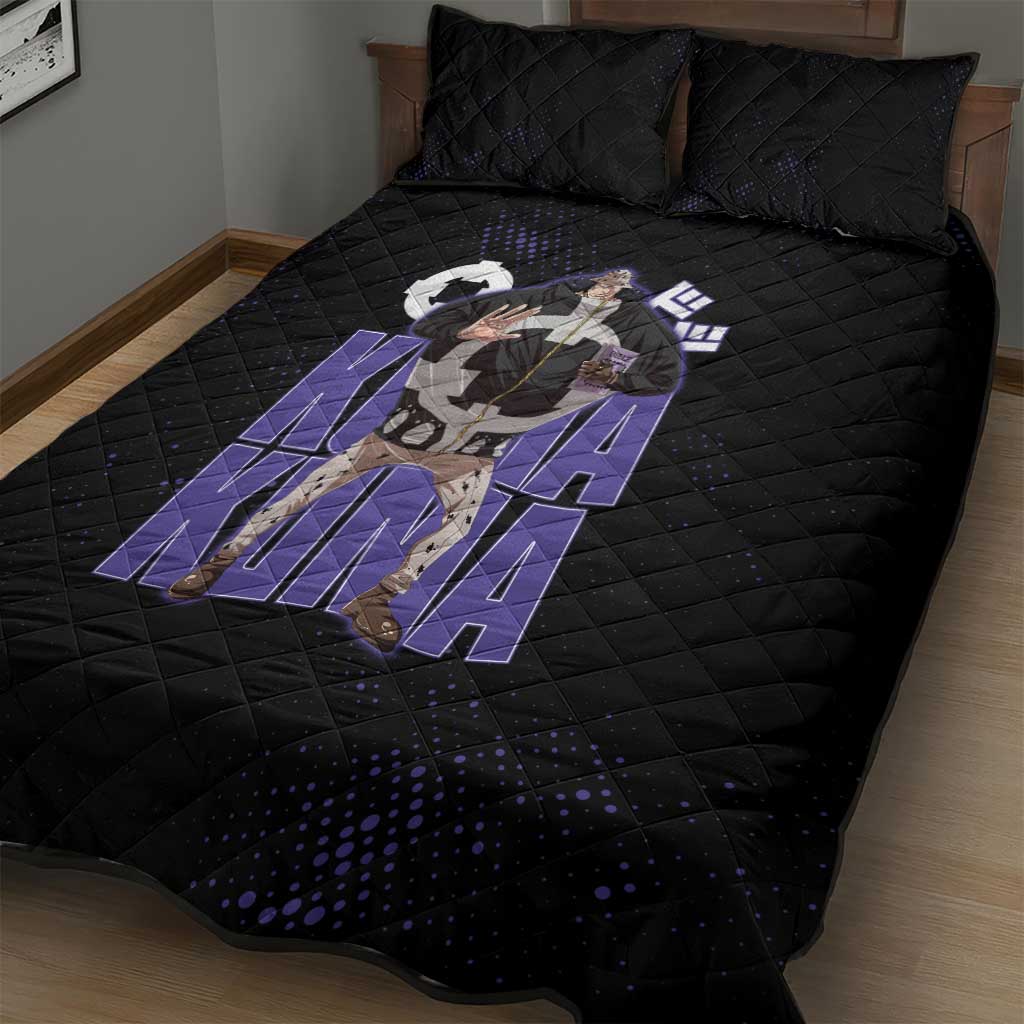 Kuma One Piece Quilt Bed Set Retro Comic Dot Aesthetic