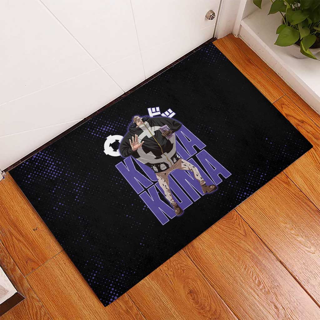 Kuma One Piece Rubber Doormat Retro Comic Dot Aesthetic